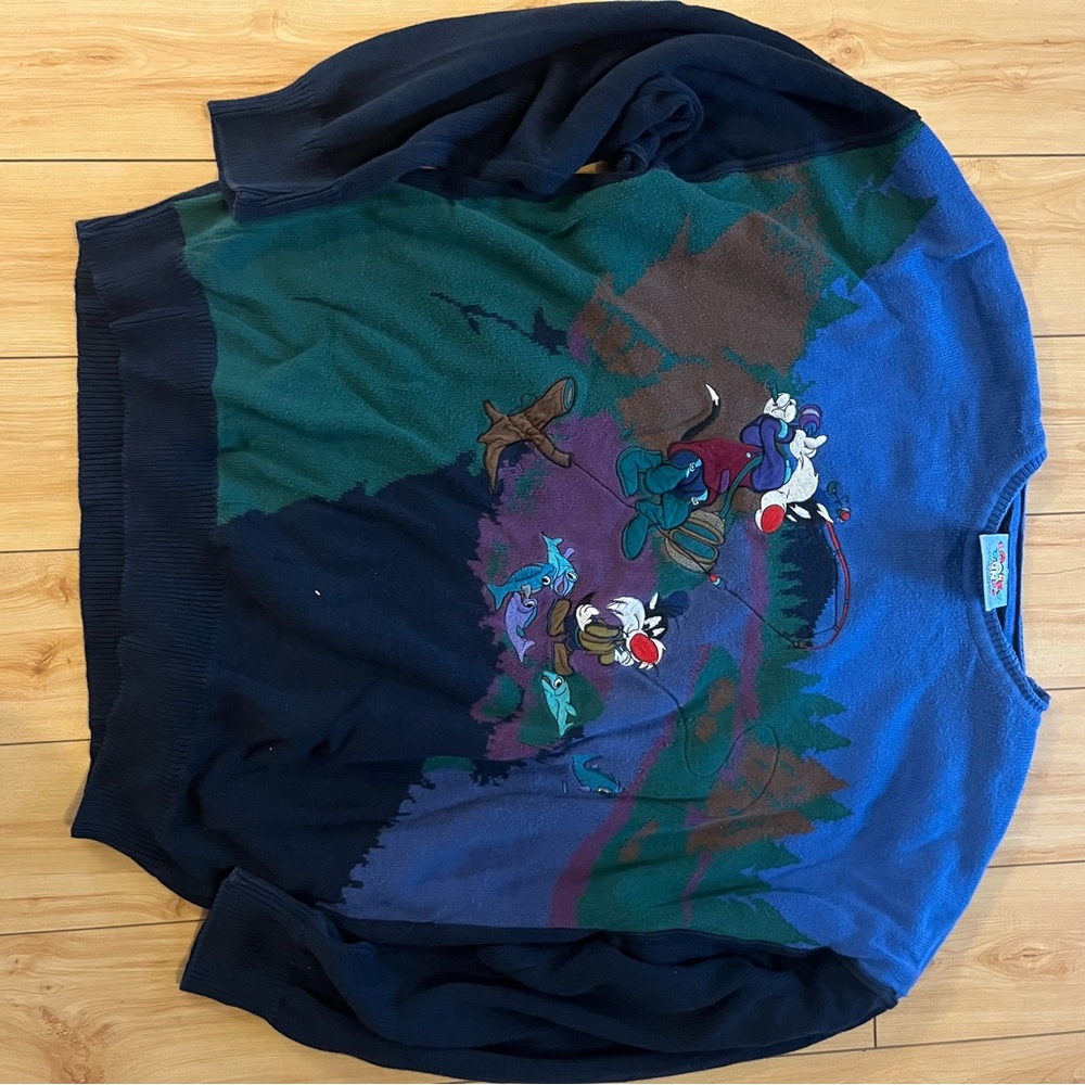 Disney Men's Blue Sweater